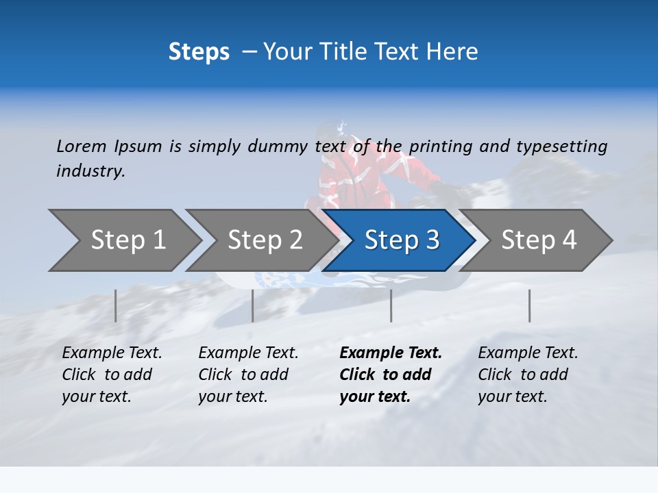 Ski Jumper PowerPoint Template