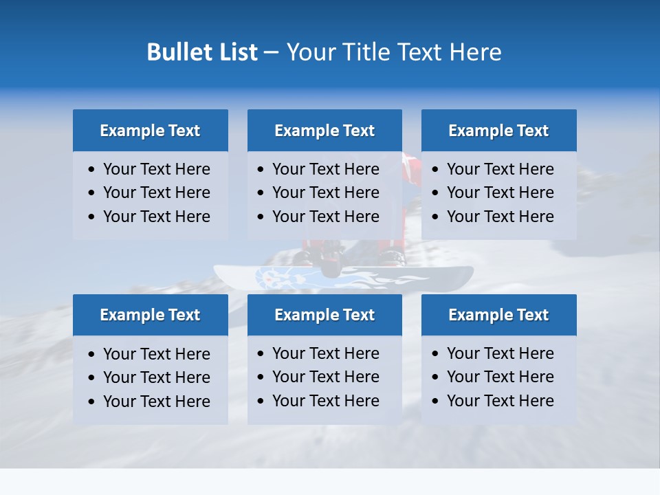 Ski Jumper PowerPoint Template