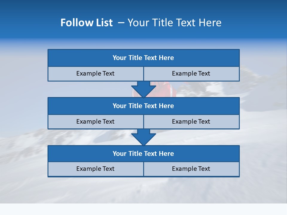 Ski Jumper PowerPoint Template
