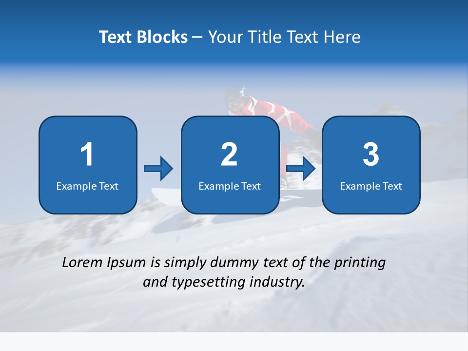 Ski Jumper PowerPoint Template