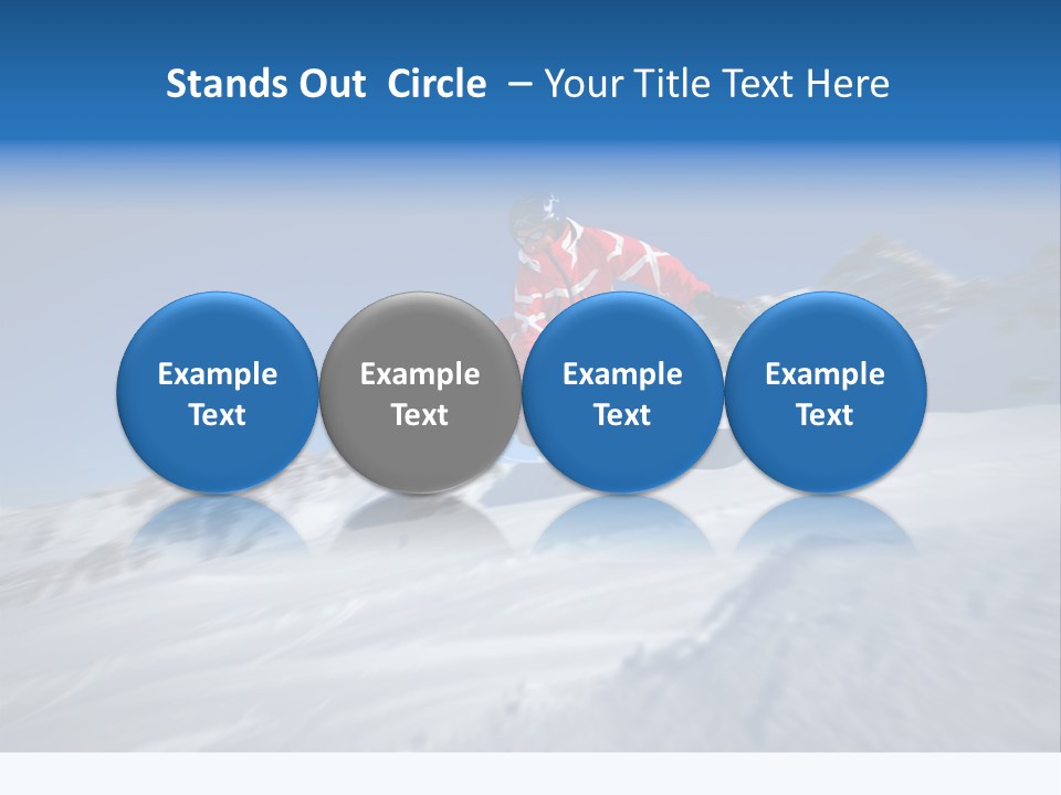 Ski Jumper PowerPoint Template