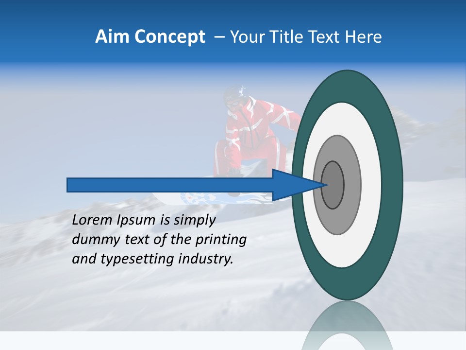 Ski Jumper PowerPoint Template