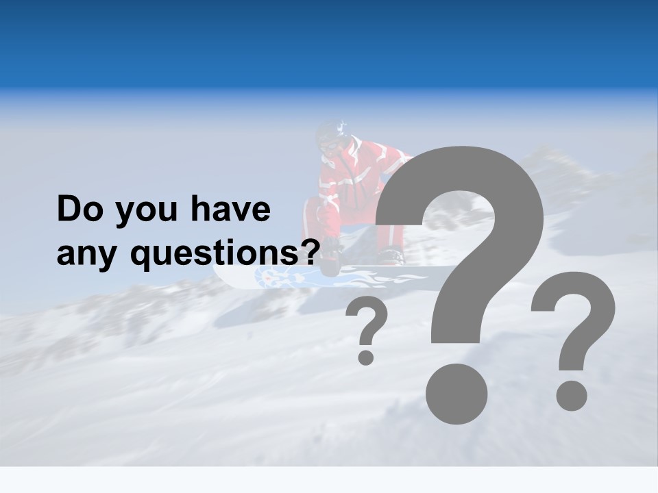 Ski Jumper PowerPoint Template