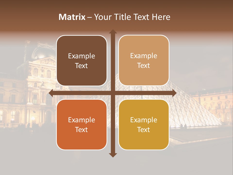 Louvre Phyramid PowerPoint Template