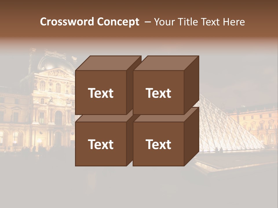 Louvre Phyramid PowerPoint Template