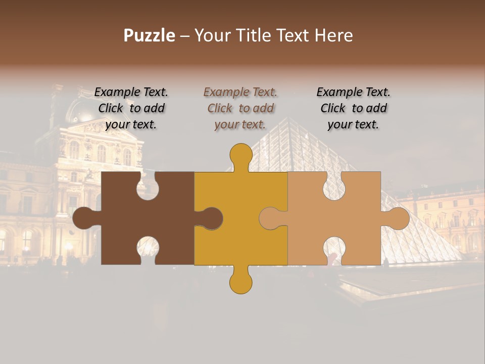 Louvre Phyramid PowerPoint Template