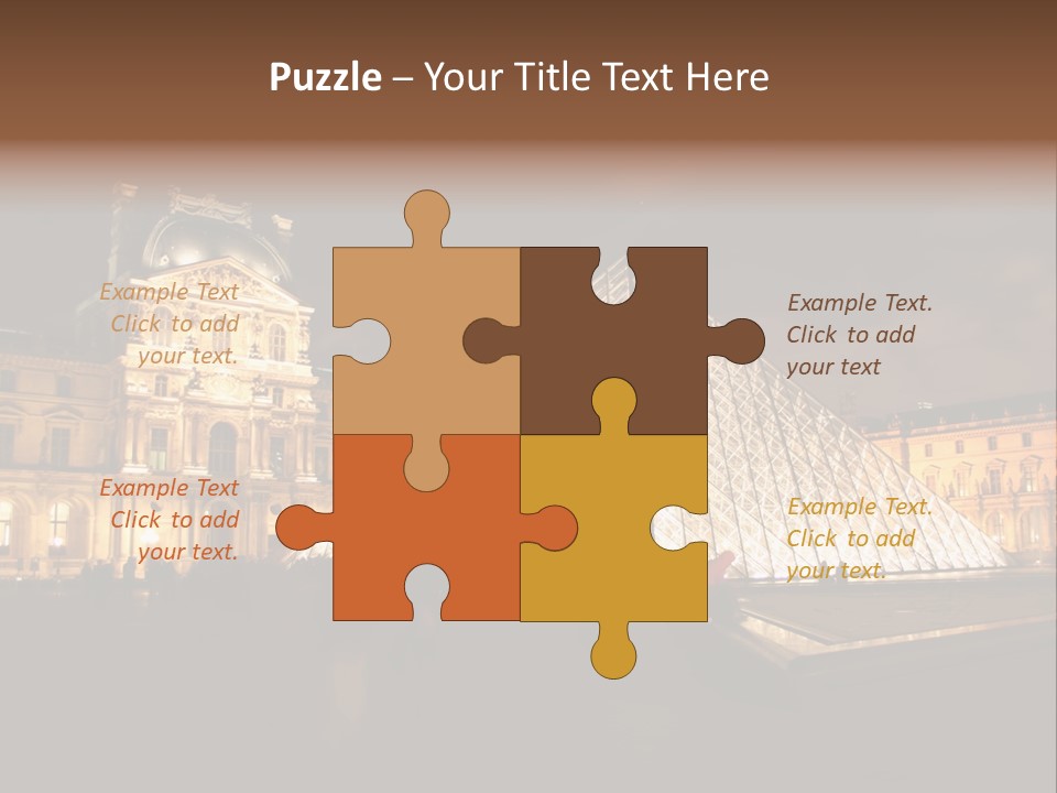 Louvre Phyramid PowerPoint Template