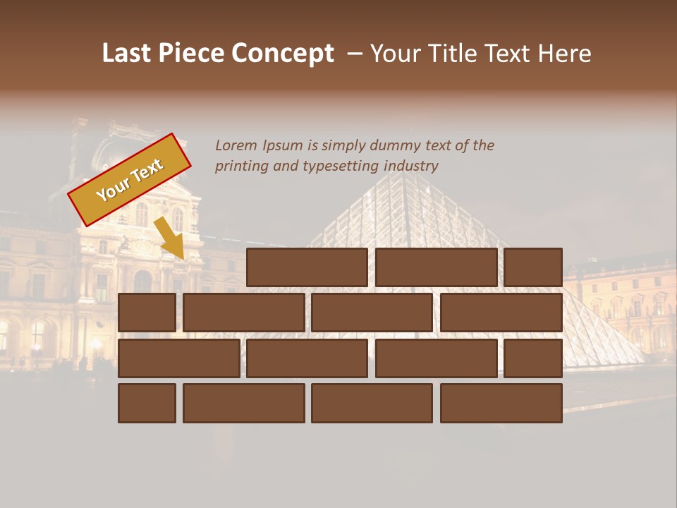 Louvre Phyramid PowerPoint Template