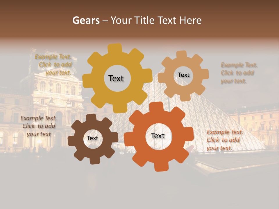 Louvre Phyramid PowerPoint Template