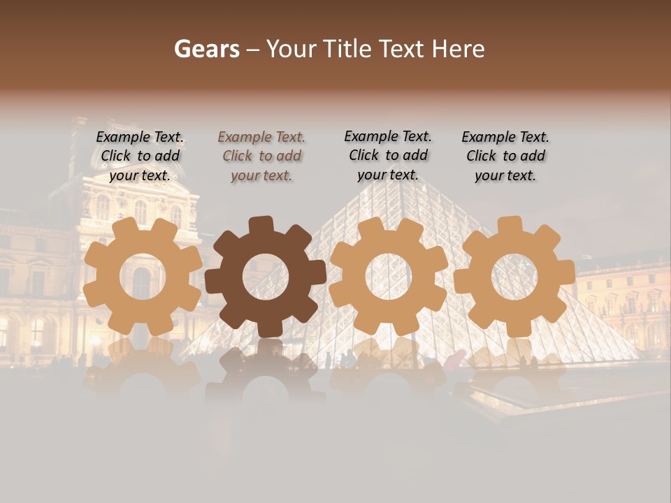 Louvre Phyramid PowerPoint Template