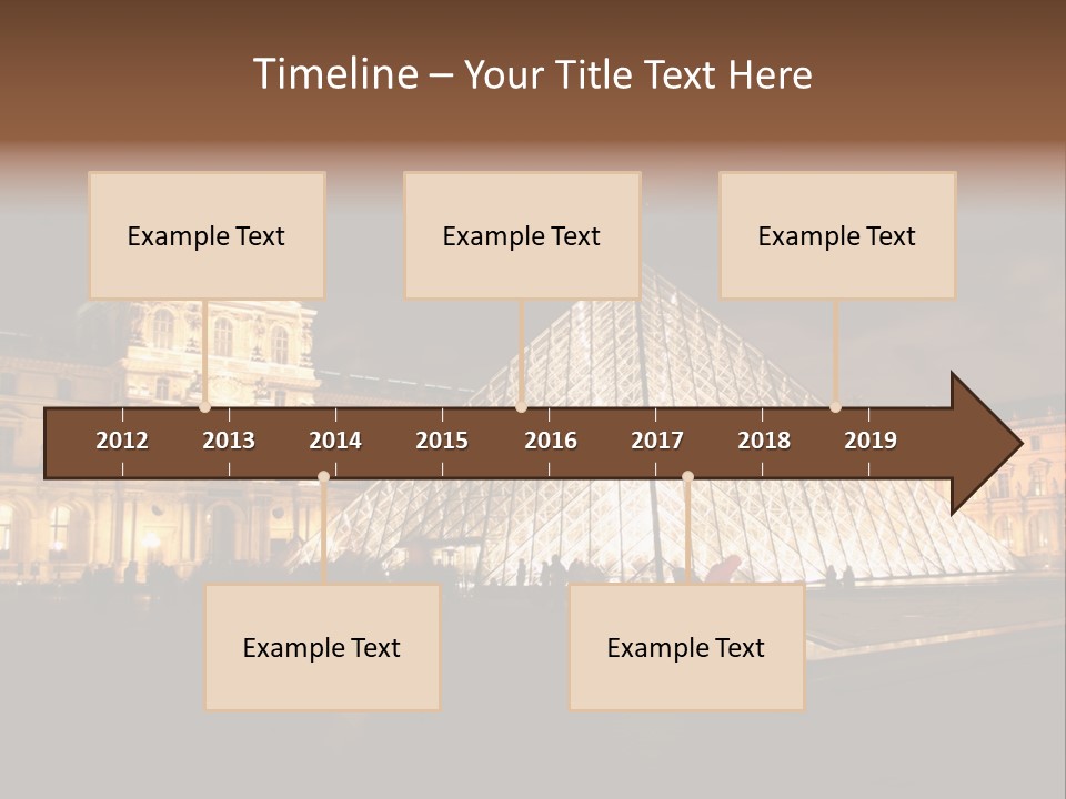 Louvre Phyramid PowerPoint Template