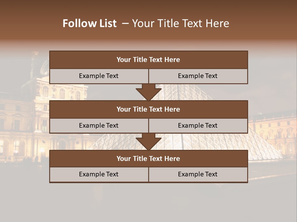 Louvre Phyramid PowerPoint Template