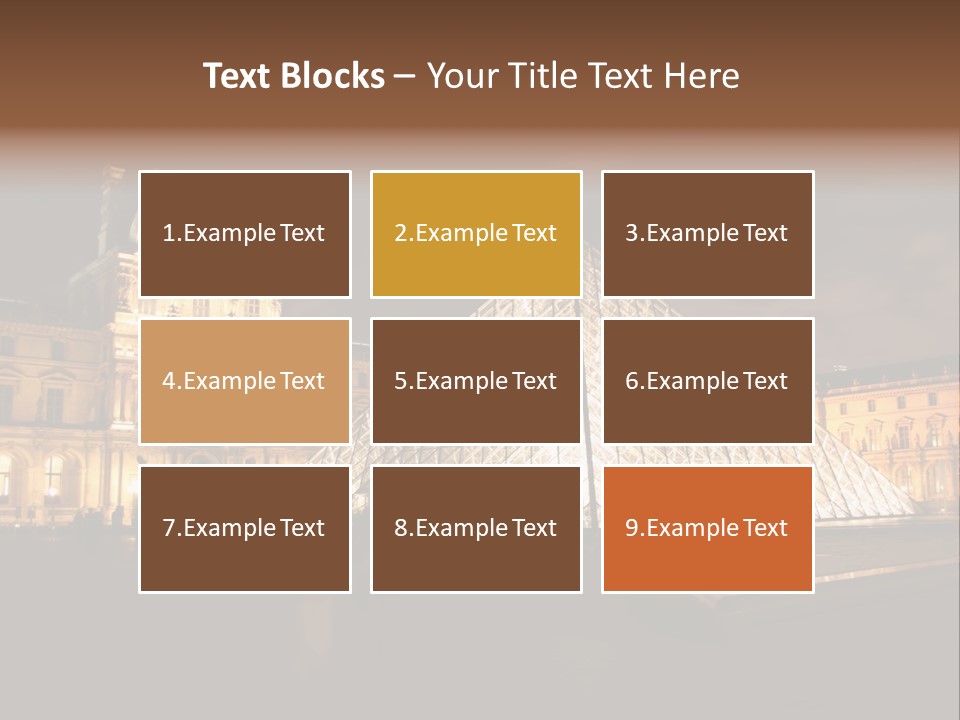 Louvre Phyramid PowerPoint Template