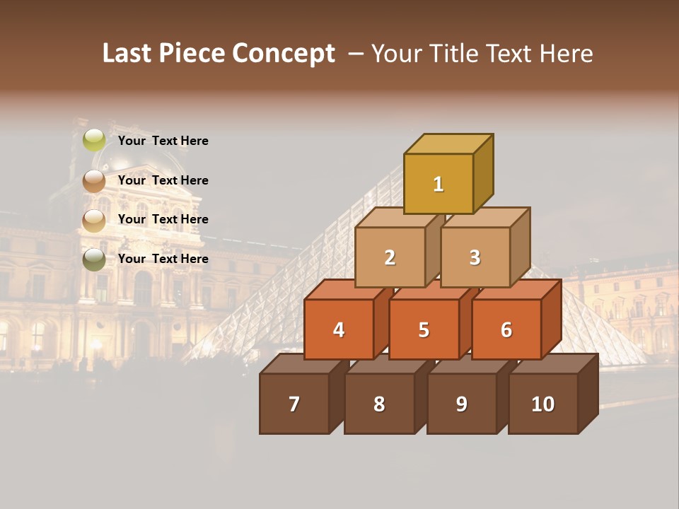 Louvre Phyramid PowerPoint Template