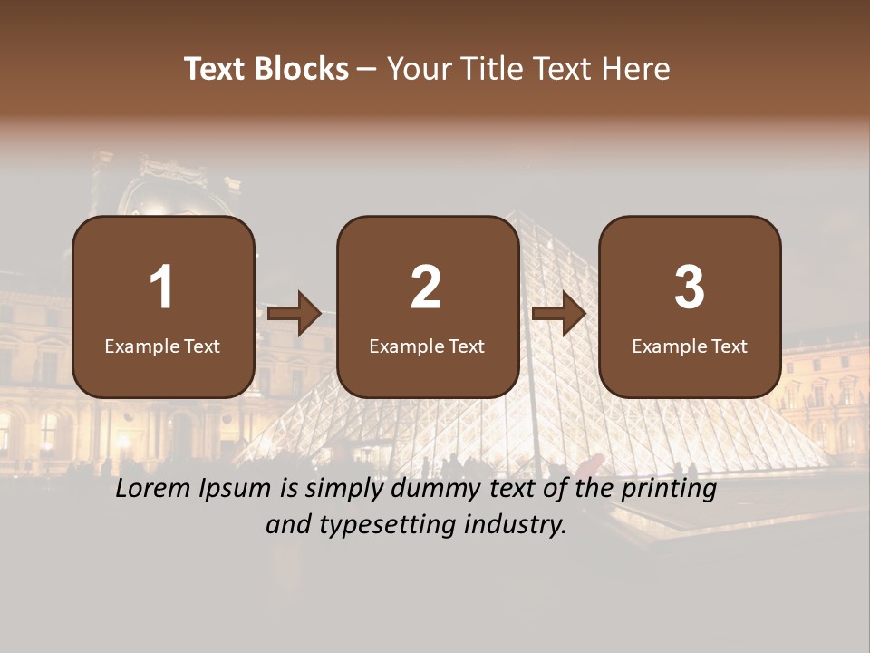 Louvre Phyramid PowerPoint Template