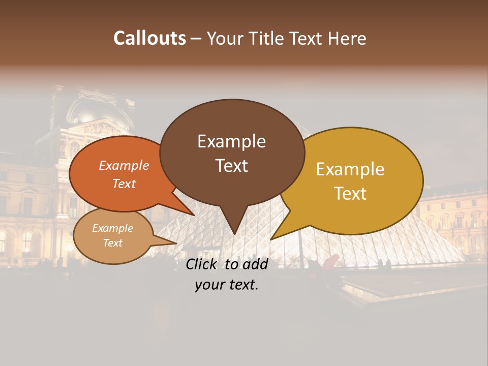 Louvre Phyramid PowerPoint Template
