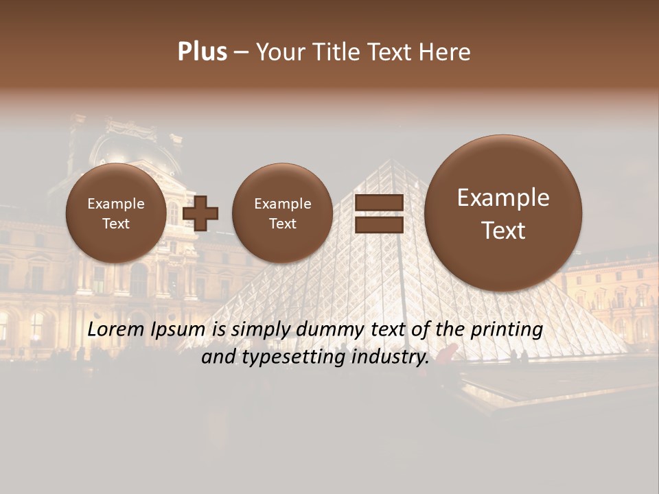 Louvre Phyramid PowerPoint Template