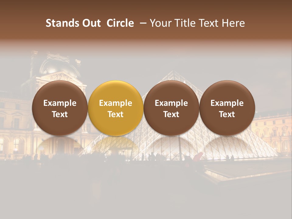 Louvre Phyramid PowerPoint Template