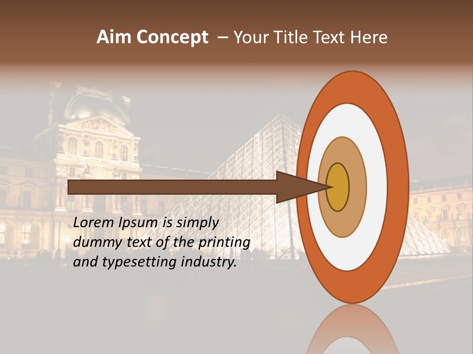 Louvre Phyramid PowerPoint Template