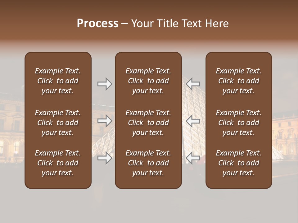 Louvre Phyramid PowerPoint Template