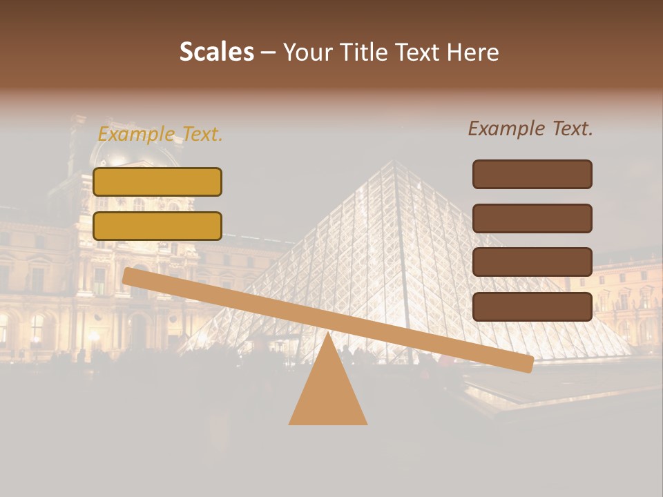 Louvre Phyramid PowerPoint Template