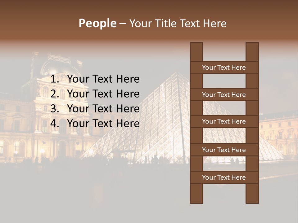 Louvre Phyramid PowerPoint Template