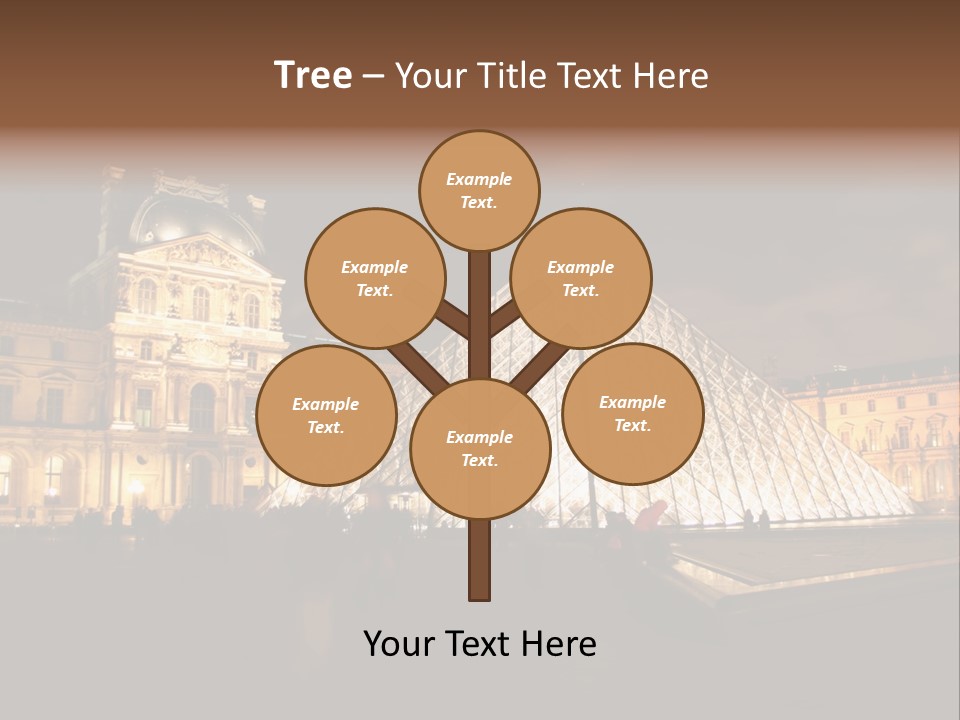 Louvre Phyramid PowerPoint Template