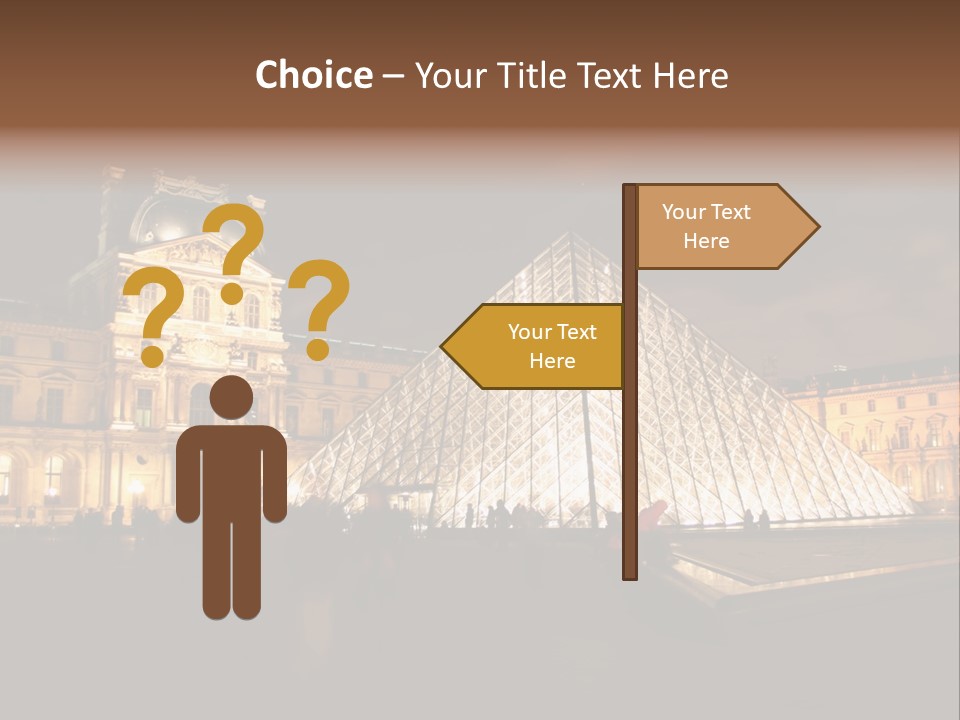 Louvre Phyramid PowerPoint Template