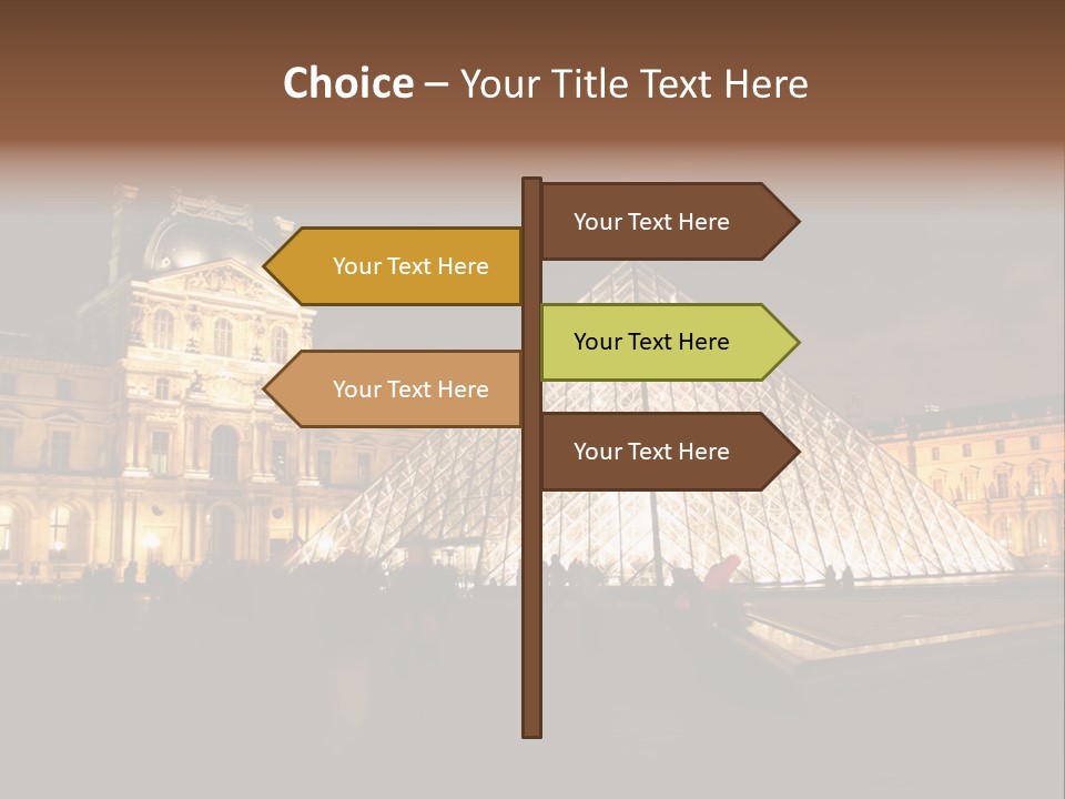 Louvre Phyramid PowerPoint Template