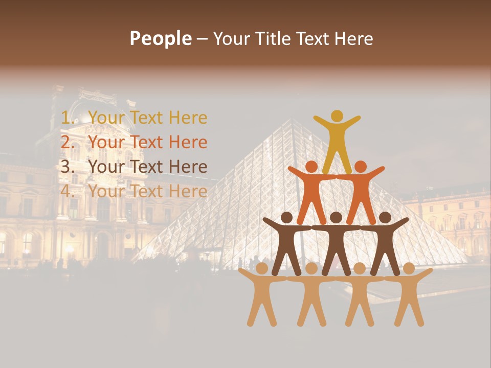 Louvre Phyramid PowerPoint Template