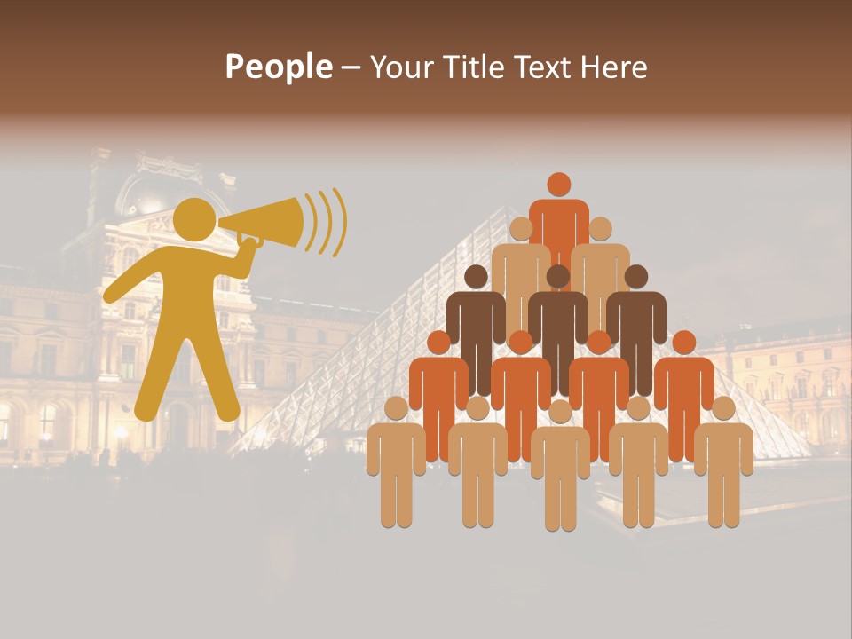 Louvre Phyramid PowerPoint Template