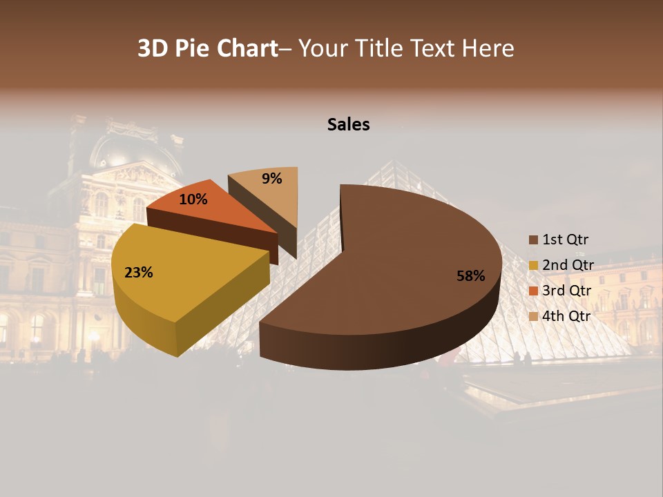 Louvre Phyramid PowerPoint Template