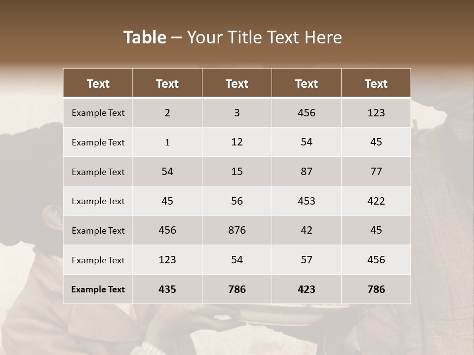 Vintage Photo Of Two Young Boys Eating Spaghetti With Their Hands PowerPoint Template