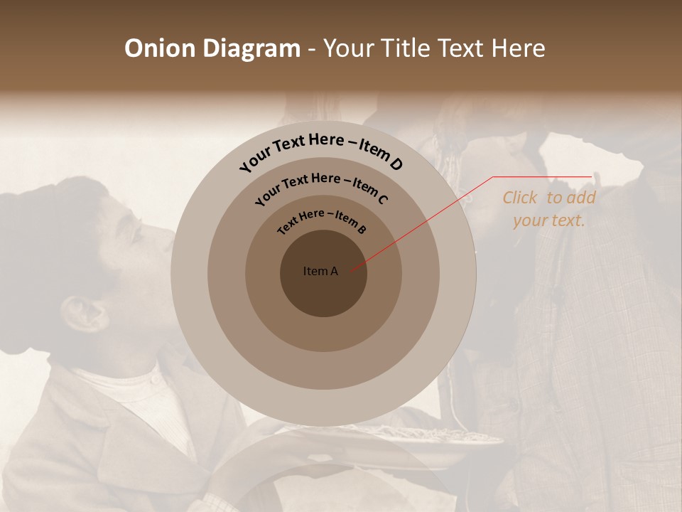 Vintage Photo Of Two Young Boys Eating Spaghetti With Their Hands PowerPoint Template