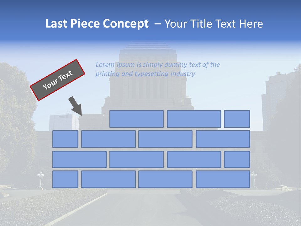 Japanese Parliament (Diet) Building, Tokyo PowerPoint Template