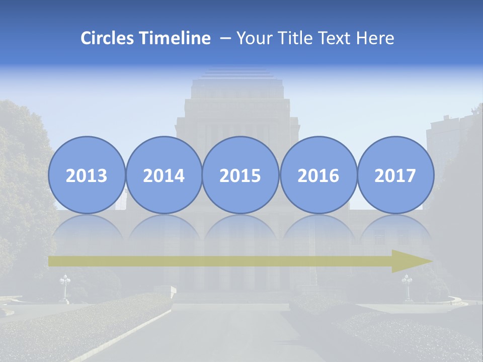 Japanese Parliament (Diet) Building, Tokyo PowerPoint Template