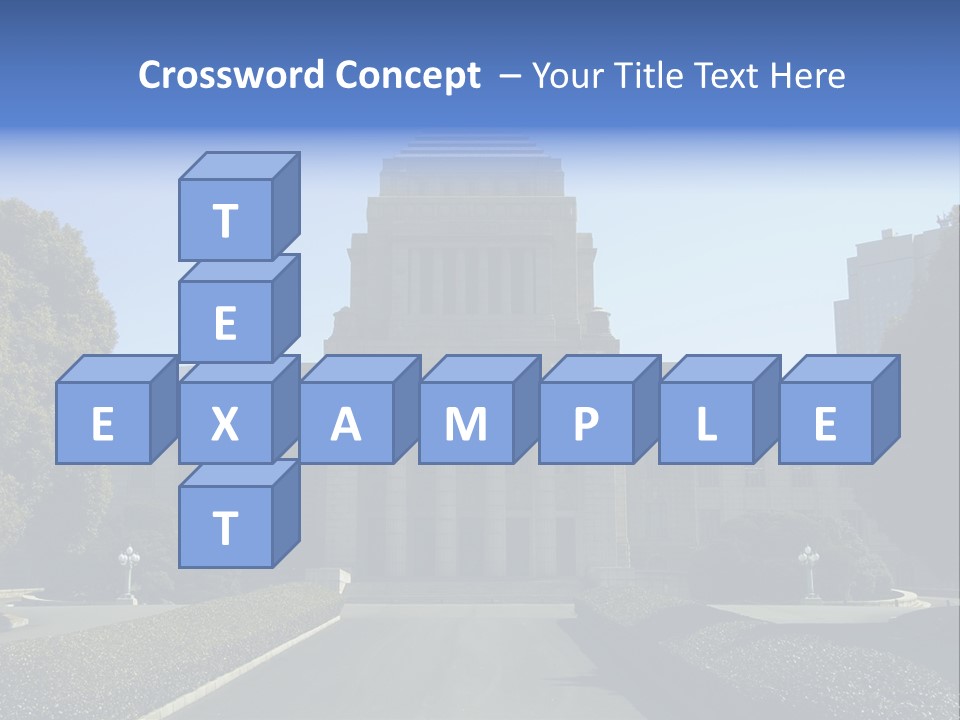 Japanese Parliament (Diet) Building, Tokyo PowerPoint Template