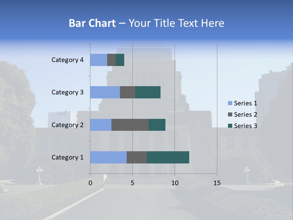 Japanese Parliament (Diet) Building, Tokyo PowerPoint Template