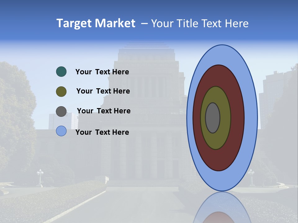 Japanese Parliament (Diet) Building, Tokyo PowerPoint Template