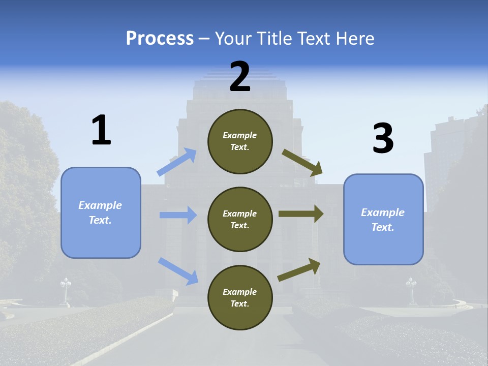 Japanese Parliament (Diet) Building, Tokyo PowerPoint Template