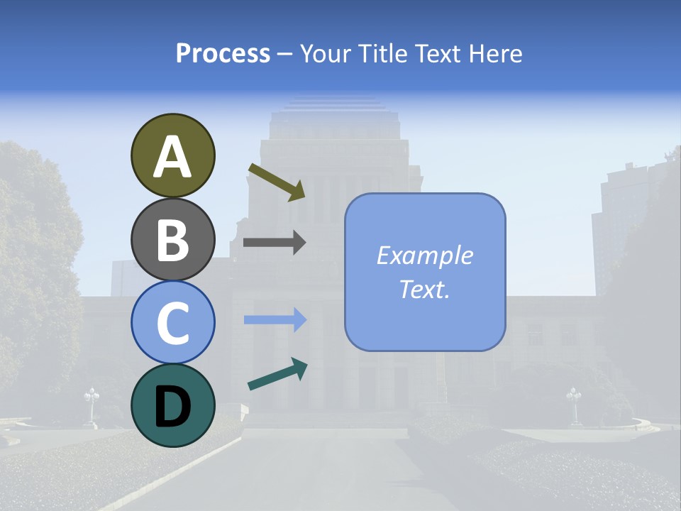 Japanese Parliament (Diet) Building, Tokyo PowerPoint Template
