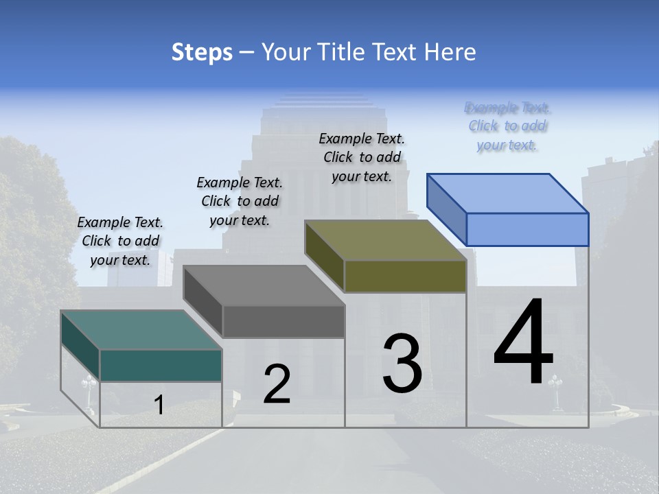 Japanese Parliament (Diet) Building, Tokyo PowerPoint Template