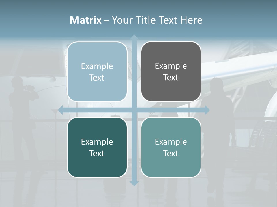 Waiting For The Flight PowerPoint Template