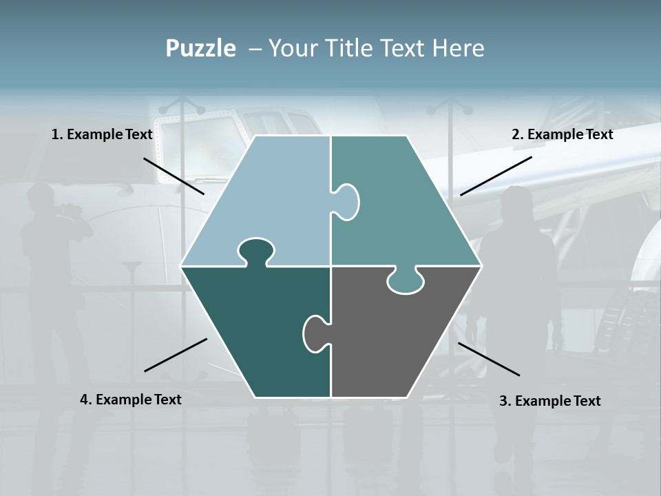 Waiting For The Flight PowerPoint Template