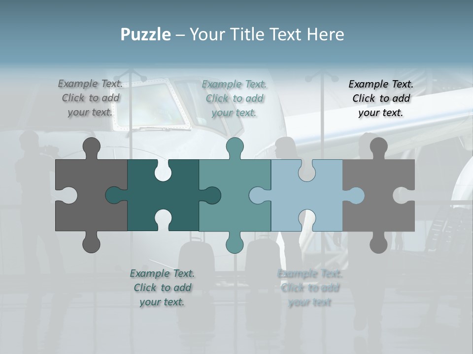 Waiting For The Flight PowerPoint Template