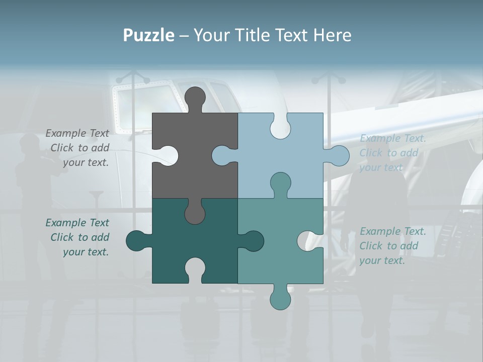 Waiting For The Flight PowerPoint Template