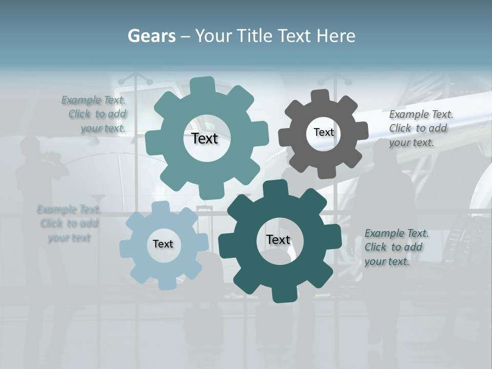 Waiting For The Flight PowerPoint Template