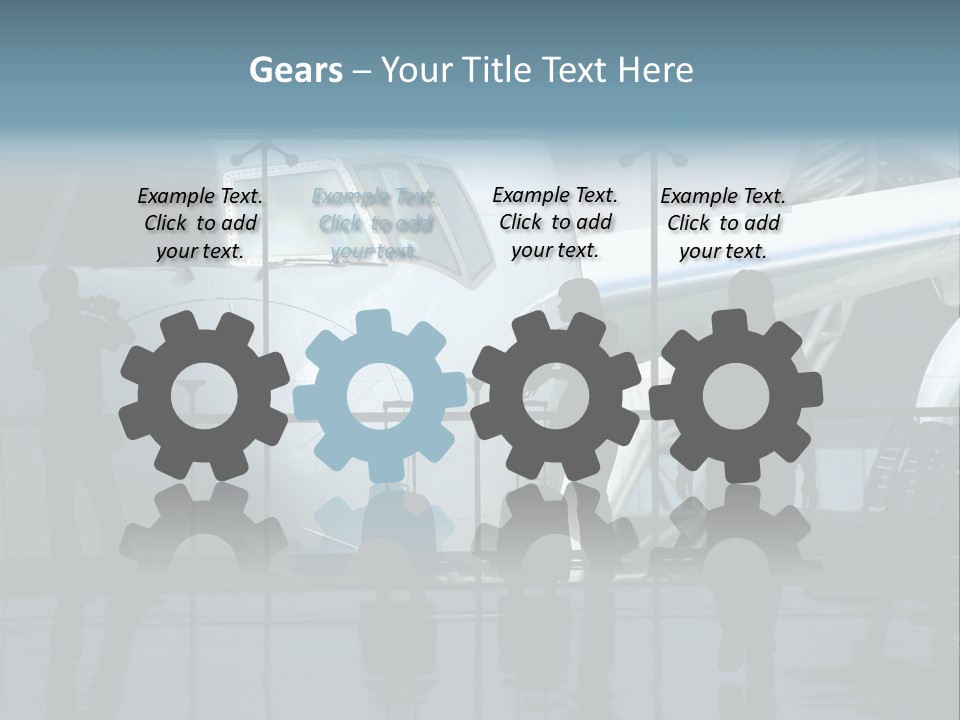 Waiting For The Flight PowerPoint Template