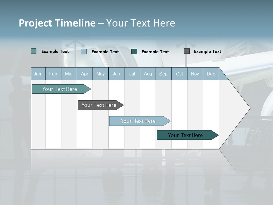 Waiting For The Flight PowerPoint Template
