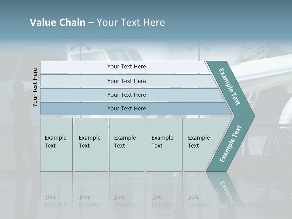 Waiting For The Flight PowerPoint Template